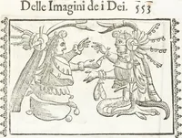 Picture 167 of 189 from Seconda Novissima Editione Delle Imagini De Gli Dei Delli Antichi Di Vicenzo Cartari Reggiano (1626), leaf 599