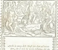 An illustration from Seconda Novissima Editione Delle Imagini De Gli Dei Delli Antichi Di Vicenzo Cartari Reggiano (1626)