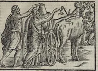 Picture 52 of 204 from Imagini Delli Dei De Gl'Antichi Di Vincenzo Cartari Reggiano: Ridotte da capo à piedi alle loro reali, & non più per l'adietro osseruate simiglianze. Cauate da' Marmi, Bronzi, Medaglie, Gioie, & altre memorie antiche; con esquisito studio, & particolare diligenza Da Lorenzo Pignoria Padoano. Aggionteui le Annotationi del medesimo sopra tutta l'opera ... Con le Allegorie sopra le Imagini di Cesare Malfatti Padoano, migliorate, & accresciute nouamente. Et vn Catalogo di cento più famosi dei della Gentilità. Con l'aggiunta d'vn'altro Catalogo de gl'Autori Antichi, & Moderni ... (1674), leaf 135