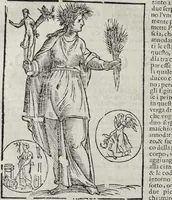 Picture 74 of 204 from Imagini Delli Dei De Gl'Antichi Di Vincenzo Cartari Reggiano: Ridotte da capo à piedi alle loro reali, & non più per l'adietro osseruate simiglianze. Cauate da' Marmi, Bronzi, Medaglie, Gioie, & altre memorie antiche; con esquisito studio, & particolare diligenza Da Lorenzo Pignoria Padoano. Aggionteui le Annotationi del medesimo sopra tutta l'opera ... Con le Allegorie sopra le Imagini di Cesare Malfatti Padoano, migliorate, & accresciute nouamente. Et vn Catalogo di cento più famosi dei della Gentilità. Con l'aggiunta d'vn'altro Catalogo de gl'Autori Antichi, & Moderni ... (1674), leaf 184