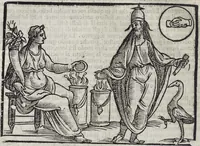 Picture 75 of 204 from Imagini Delli Dei De Gl'Antichi Di Vincenzo Cartari Reggiano: Ridotte da capo à piedi alle loro reali, & non più per l'adietro osseruate simiglianze. Cauate da' Marmi, Bronzi, Medaglie, Gioie, & altre memorie antiche; con esquisito studio, & particolare diligenza Da Lorenzo Pignoria Padoano. Aggionteui le Annotationi del medesimo sopra tutta l'opera ... Con le Allegorie sopra le Imagini di Cesare Malfatti Padoano, migliorate, & accresciute nouamente. Et vn Catalogo di cento più famosi dei della Gentilità. Con l'aggiunta d'vn'altro Catalogo de gl'Autori Antichi, & Moderni ... (1674), leaf 186