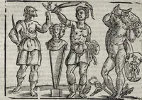 Picture 79 of 204 from Imagini Delli Dei De Gl'Antichi Di Vincenzo Cartari Reggiano: Ridotte da capo à piedi alle loro reali, & non più per l'adietro osseruate simiglianze. Cauate da' Marmi, Bronzi, Medaglie, Gioie, & altre memorie antiche; con esquisito studio, & particolare diligenza Da Lorenzo Pignoria Padoano. Aggionteui le Annotationi del medesimo sopra tutta l'opera ... Con le Allegorie sopra le Imagini di Cesare Malfatti Padoano, migliorate, & accresciute nouamente. Et vn Catalogo di cento più famosi dei della Gentilità. Con l'aggiunta d'vn'altro Catalogo de gl'Autori Antichi, & Moderni ... (1674), leaf 194