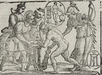 Picture 83 of 204 from Imagini Delli Dei De Gl'Antichi Di Vincenzo Cartari Reggiano: Ridotte da capo à piedi alle loro reali, & non più per l'adietro osseruate simiglianze. Cauate da' Marmi, Bronzi, Medaglie, Gioie, & altre memorie antiche; con esquisito studio, & particolare diligenza Da Lorenzo Pignoria Padoano. Aggionteui le Annotationi del medesimo sopra tutta l'opera ... Con le Allegorie sopra le Imagini di Cesare Malfatti Padoano, migliorate, & accresciute nouamente. Et vn Catalogo di cento più famosi dei della Gentilità. Con l'aggiunta d'vn'altro Catalogo de gl'Autori Antichi, & Moderni ... (1674), leaf 201