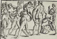 Picture 97 of 204 from Imagini Delli Dei De Gl'Antichi Di Vincenzo Cartari Reggiano: Ridotte da capo à piedi alle loro reali, & non più per l'adietro osseruate simiglianze. Cauate da' Marmi, Bronzi, Medaglie, Gioie, & altre memorie antiche; con esquisito studio, & particolare diligenza Da Lorenzo Pignoria Padoano. Aggionteui le Annotationi del medesimo sopra tutta l'opera ... Con le Allegorie sopra le Imagini di Cesare Malfatti Padoano, migliorate, & accresciute nouamente. Et vn Catalogo di cento più famosi dei della Gentilità. Con l'aggiunta d'vn'altro Catalogo de gl'Autori Antichi, & Moderni ... (1674), leaf 230