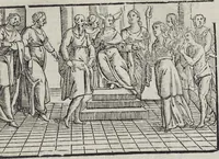 Picture 109 of 204 from Imagini Delli Dei De Gl'Antichi Di Vincenzo Cartari Reggiano: Ridotte da capo à piedi alle loro reali, & non più per l'adietro osseruate simiglianze. Cauate da' Marmi, Bronzi, Medaglie, Gioie, & altre memorie antiche; con esquisito studio, & particolare diligenza Da Lorenzo Pignoria Padoano. Aggionteui le Annotationi del medesimo sopra tutta l'opera ... Con le Allegorie sopra le Imagini di Cesare Malfatti Padoano, migliorate, & accresciute nouamente. Et vn Catalogo di cento più famosi dei della Gentilità. Con l'aggiunta d'vn'altro Catalogo de gl'Autori Antichi, & Moderni ... (1674), leaf 255