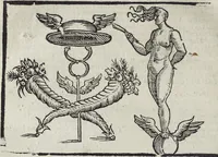 Picture 112 of 204 from Imagini Delli Dei De Gl'Antichi Di Vincenzo Cartari Reggiano: Ridotte da capo à piedi alle loro reali, & non più per l'adietro osseruate simiglianze. Cauate da' Marmi, Bronzi, Medaglie, Gioie, & altre memorie antiche; con esquisito studio, & particolare diligenza Da Lorenzo Pignoria Padoano. Aggionteui le Annotationi del medesimo sopra tutta l'opera ... Con le Allegorie sopra le Imagini di Cesare Malfatti Padoano, migliorate, & accresciute nouamente. Et vn Catalogo di cento più famosi dei della Gentilità. Con l'aggiunta d'vn'altro Catalogo de gl'Autori Antichi, & Moderni ... (1674), leaf 260