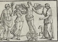 Picture 115 of 204 from Imagini Delli Dei De Gl'Antichi Di Vincenzo Cartari Reggiano: Ridotte da capo à piedi alle loro reali, & non più per l'adietro osseruate simiglianze. Cauate da' Marmi, Bronzi, Medaglie, Gioie, & altre memorie antiche; con esquisito studio, & particolare diligenza Da Lorenzo Pignoria Padoano. Aggionteui le Annotationi del medesimo sopra tutta l'opera ... Con le Allegorie sopra le Imagini di Cesare Malfatti Padoano, migliorate, & accresciute nouamente. Et vn Catalogo di cento più famosi dei della Gentilità. Con l'aggiunta d'vn'altro Catalogo de gl'Autori Antichi, & Moderni ... (1674), leaf 265