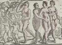 Picture 122 of 204 from Imagini Delli Dei De Gl'Antichi Di Vincenzo Cartari Reggiano: Ridotte da capo à piedi alle loro reali, & non più per l'adietro osseruate simiglianze. Cauate da' Marmi, Bronzi, Medaglie, Gioie, & altre memorie antiche; con esquisito studio, & particolare diligenza Da Lorenzo Pignoria Padoano. Aggionteui le Annotationi del medesimo sopra tutta l'opera ... Con le Allegorie sopra le Imagini di Cesare Malfatti Padoano, migliorate, & accresciute nouamente. Et vn Catalogo di cento più famosi dei della Gentilità. Con l'aggiunta d'vn'altro Catalogo de gl'Autori Antichi, & Moderni ... (1674), leaf 287