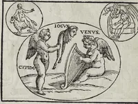 Picture 123 of 204 from Imagini Delli Dei De Gl'Antichi Di Vincenzo Cartari Reggiano: Ridotte da capo à piedi alle loro reali, & non più per l'adietro osseruate simiglianze. Cauate da' Marmi, Bronzi, Medaglie, Gioie, & altre memorie antiche; con esquisito studio, & particolare diligenza Da Lorenzo Pignoria Padoano. Aggionteui le Annotationi del medesimo sopra tutta l'opera ... Con le Allegorie sopra le Imagini di Cesare Malfatti Padoano, migliorate, & accresciute nouamente. Et vn Catalogo di cento più famosi dei della Gentilità. Con l'aggiunta d'vn'altro Catalogo de gl'Autori Antichi, & Moderni ... (1674), leaf 288