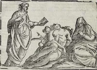 Picture 125 of 204 from Imagini Delli Dei De Gl'Antichi Di Vincenzo Cartari Reggiano: Ridotte da capo à piedi alle loro reali, & non più per l'adietro osseruate simiglianze. Cauate da' Marmi, Bronzi, Medaglie, Gioie, & altre memorie antiche; con esquisito studio, & particolare diligenza Da Lorenzo Pignoria Padoano. Aggionteui le Annotationi del medesimo sopra tutta l'opera ... Con le Allegorie sopra le Imagini di Cesare Malfatti Padoano, migliorate, & accresciute nouamente. Et vn Catalogo di cento più famosi dei della Gentilità. Con l'aggiunta d'vn'altro Catalogo de gl'Autori Antichi, & Moderni ... (1674), leaf 292