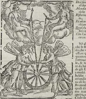 Picture 126 of 204 from Imagini Delli Dei De Gl'Antichi Di Vincenzo Cartari Reggiano: Ridotte da capo à piedi alle loro reali, & non più per l'adietro osseruate simiglianze. Cauate da' Marmi, Bronzi, Medaglie, Gioie, & altre memorie antiche; con esquisito studio, & particolare diligenza Da Lorenzo Pignoria Padoano. Aggionteui le Annotationi del medesimo sopra tutta l'opera ... Con le Allegorie sopra le Imagini di Cesare Malfatti Padoano, migliorate, & accresciute nouamente. Et vn Catalogo di cento più famosi dei della Gentilità. Con l'aggiunta d'vn'altro Catalogo de gl'Autori Antichi, & Moderni ... (1674), leaf 296