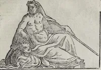 Picture 142 of 204 from Imagini Delli Dei De Gl'Antichi Di Vincenzo Cartari Reggiano: Ridotte da capo à piedi alle loro reali, & non più per l'adietro osseruate simiglianze. Cauate da' Marmi, Bronzi, Medaglie, Gioie, & altre memorie antiche; con esquisito studio, & particolare diligenza Da Lorenzo Pignoria Padoano. Aggionteui le Annotationi del medesimo sopra tutta l'opera ... Con le Allegorie sopra le Imagini di Cesare Malfatti Padoano, migliorate, & accresciute nouamente. Et vn Catalogo di cento più famosi dei della Gentilità. Con l'aggiunta d'vn'altro Catalogo de gl'Autori Antichi, & Moderni ... (1674), leaf 319