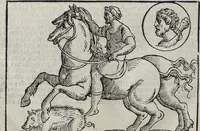 Picture 150 of 204 from Imagini Delli Dei De Gl'Antichi Di Vincenzo Cartari Reggiano: Ridotte da capo à piedi alle loro reali, & non più per l'adietro osseruate simiglianze. Cauate da' Marmi, Bronzi, Medaglie, Gioie, & altre memorie antiche; con esquisito studio, & particolare diligenza Da Lorenzo Pignoria Padoano. Aggionteui le Annotationi del medesimo sopra tutta l'opera ... Con le Allegorie sopra le Imagini di Cesare Malfatti Padoano, migliorate, & accresciute nouamente. Et vn Catalogo di cento più famosi dei della Gentilità. Con l'aggiunta d'vn'altro Catalogo de gl'Autori Antichi, & Moderni ... (1674), leaf 328
