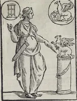 Picture 151 of 204 from Imagini Delli Dei De Gl'Antichi Di Vincenzo Cartari Reggiano: Ridotte da capo à piedi alle loro reali, & non più per l'adietro osseruate simiglianze. Cauate da' Marmi, Bronzi, Medaglie, Gioie, & altre memorie antiche; con esquisito studio, & particolare diligenza Da Lorenzo Pignoria Padoano. Aggionteui le Annotationi del medesimo sopra tutta l'opera ... Con le Allegorie sopra le Imagini di Cesare Malfatti Padoano, migliorate, & accresciute nouamente. Et vn Catalogo di cento più famosi dei della Gentilità. Con l'aggiunta d'vn'altro Catalogo de gl'Autori Antichi, & Moderni ... (1674), leaf 329