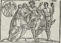 Picture 156 of 204 from Imagini Delli Dei De Gl'Antichi Di Vincenzo Cartari Reggiano: Ridotte da capo à piedi alle loro reali, & non più per l'adietro osseruate simiglianze. Cauate da' Marmi, Bronzi, Medaglie, Gioie, & altre memorie antiche; con esquisito studio, & particolare diligenza Da Lorenzo Pignoria Padoano. Aggionteui le Annotationi del medesimo sopra tutta l'opera ... Con le Allegorie sopra le Imagini di Cesare Malfatti Padoano, migliorate, & accresciute nouamente. Et vn Catalogo di cento più famosi dei della Gentilità. Con l'aggiunta d'vn'altro Catalogo de gl'Autori Antichi, & Moderni ... (1674), leaf 334