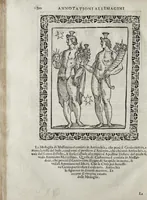 Picture 159 of 204 from Imagini Delli Dei De Gl'Antichi Di Vincenzo Cartari Reggiano: Ridotte da capo à piedi alle loro reali, & non più per l'adietro osseruate simiglianze. Cauate da' Marmi, Bronzi, Medaglie, Gioie, & altre memorie antiche; con esquisito studio, & particolare diligenza Da Lorenzo Pignoria Padoano. Aggionteui le Annotationi del medesimo sopra tutta l'opera ... Con le Allegorie sopra le Imagini di Cesare Malfatti Padoano, migliorate, & accresciute nouamente. Et vn Catalogo di cento più famosi dei della Gentilità. Con l'aggiunta d'vn'altro Catalogo de gl'Autori Antichi, & Moderni ... (1674), leaf 338