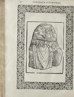 Picture 168 of 204 from Imagini Delli Dei De Gl'Antichi Di Vincenzo Cartari Reggiano: Ridotte da capo à piedi alle loro reali, & non più per l'adietro osseruate simiglianze. Cauate da' Marmi, Bronzi, Medaglie, Gioie, & altre memorie antiche; con esquisito studio, & particolare diligenza Da Lorenzo Pignoria Padoano. Aggionteui le Annotationi del medesimo sopra tutta l'opera ... Con le Allegorie sopra le Imagini di Cesare Malfatti Padoano, migliorate, & accresciute nouamente. Et vn Catalogo di cento più famosi dei della Gentilità. Con l'aggiunta d'vn'altro Catalogo de gl'Autori Antichi, & Moderni ... (1674), leaf 350