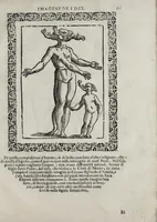 Picture 185 of 204 from Imagini Delli Dei De Gl'Antichi Di Vincenzo Cartari Reggiano: Ridotte da capo à piedi alle loro reali, & non più per l'adietro osseruate simiglianze. Cauate da' Marmi, Bronzi, Medaglie, Gioie, & altre memorie antiche; con esquisito studio, & particolare diligenza Da Lorenzo Pignoria Padoano. Aggionteui le Annotationi del medesimo sopra tutta l'opera ... Con le Allegorie sopra le Imagini di Cesare Malfatti Padoano, migliorate, & accresciute nouamente. Et vn Catalogo di cento più famosi dei della Gentilità. Con l'aggiunta d'vn'altro Catalogo de gl'Autori Antichi, & Moderni ... (1674), leaf 373
