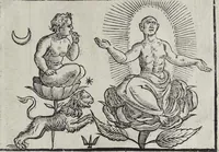 Picture 187 of 204 from Imagini Delli Dei De Gl'Antichi Di Vincenzo Cartari Reggiano: Ridotte da capo à piedi alle loro reali, & non più per l'adietro osseruate simiglianze. Cauate da' Marmi, Bronzi, Medaglie, Gioie, & altre memorie antiche; con esquisito studio, & particolare diligenza Da Lorenzo Pignoria Padoano. Aggionteui le Annotationi del medesimo sopra tutta l'opera ... Con le Allegorie sopra le Imagini di Cesare Malfatti Padoano, migliorate, & accresciute nouamente. Et vn Catalogo di cento più famosi dei della Gentilità. Con l'aggiunta d'vn'altro Catalogo de gl'Autori Antichi, & Moderni ... (1674), leaf 375