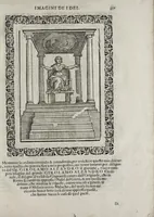 Picture 190 of 204 from Imagini Delli Dei De Gl'Antichi Di Vincenzo Cartari Reggiano: Ridotte da capo à piedi alle loro reali, & non più per l'adietro osseruate simiglianze. Cauate da' Marmi, Bronzi, Medaglie, Gioie, & altre memorie antiche; con esquisito studio, & particolare diligenza Da Lorenzo Pignoria Padoano. Aggionteui le Annotationi del medesimo sopra tutta l'opera ... Con le Allegorie sopra le Imagini di Cesare Malfatti Padoano, migliorate, & accresciute nouamente. Et vn Catalogo di cento più famosi dei della Gentilità. Con l'aggiunta d'vn'altro Catalogo de gl'Autori Antichi, & Moderni ... (1674), leaf 379