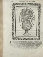 Picture 195 of 204 from Imagini Delli Dei De Gl'Antichi Di Vincenzo Cartari Reggiano: Ridotte da capo à piedi alle loro reali, & non più per l'adietro osseruate simiglianze. Cauate da' Marmi, Bronzi, Medaglie, Gioie, & altre memorie antiche; con esquisito studio, & particolare diligenza Da Lorenzo Pignoria Padoano. Aggionteui le Annotationi del medesimo sopra tutta l'opera ... Con le Allegorie sopra le Imagini di Cesare Malfatti Padoano, migliorate, & accresciute nouamente. Et vn Catalogo di cento più famosi dei della Gentilità. Con l'aggiunta d'vn'altro Catalogo de gl'Autori Antichi, & Moderni ... (1674), leaf 386