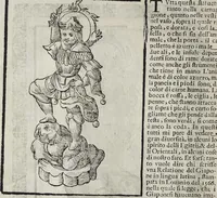 Picture 199 of 204 from Imagini Delli Dei De Gl'Antichi Di Vincenzo Cartari Reggiano: Ridotte da capo à piedi alle loro reali, & non più per l'adietro osseruate simiglianze. Cauate da' Marmi, Bronzi, Medaglie, Gioie, & altre memorie antiche; con esquisito studio, & particolare diligenza Da Lorenzo Pignoria Padoano. Aggionteui le Annotationi del medesimo sopra tutta l'opera ... Con le Allegorie sopra le Imagini di Cesare Malfatti Padoano, migliorate, & accresciute nouamente. Et vn Catalogo di cento più famosi dei della Gentilità. Con l'aggiunta d'vn'altro Catalogo de gl'Autori Antichi, & Moderni ... (1674), leaf 392