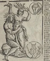 Picture 17 of 204 from Imagini Delli Dei De Gl'Antichi Di Vincenzo Cartari Reggiano: Ridotte da capo à piedi alle loro reali, & non più per l'adietro osseruate simiglianze. Cauate da' Marmi, Bronzi, Medaglie, Gioie, & altre memorie antiche; con esquisito studio, & particolare diligenza Da Lorenzo Pignoria Padoano. Aggionteui le Annotationi del medesimo sopra tutta l'opera ... Con le Allegorie sopra le Imagini di Cesare Malfatti Padoano, migliorate, & accresciute nouamente. Et vn Catalogo di cento più famosi dei della Gentilità. Con l'aggiunta d'vn'altro Catalogo de gl'Autori Antichi, & Moderni ... (1674), leaf 57