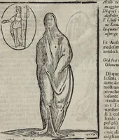An illustration from Imagini Delli Dei De Gl'Antichi Di Vincenzo Cartari Reggiano: Ridotte da capo à piedi alle loro reali, & non più per l'adietro osseruate simiglianze. Cauate da' Marmi, Bronzi, Medaglie, Gioie, & altre memorie antiche; con esquisito studio, & particolare diligenza Da Lorenzo Pignoria Padoano. Aggionteui le Annotationi del medesimo sopra tutta l'opera ... Con le Allegorie sopra le Imagini di Cesare Malfatti Padoano, migliorate, & accresciute nouamente. Et vn Catalogo di cento più famosi dei della Gentilità. Con l'aggiunta d'vn'altro Catalogo de gl'Autori Antichi, & Moderni ... (1674)