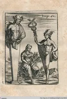 Picture 50 of 89 from Vincentii Chartarii Rhegiensis Neu-eröffneter Götzen-Tempel: Darinnen Durch erklärte Darstellung deroselben erdichtete Gestalt/ die bey dem Heydnischen Götter-Dienst/ vor alten Zeiten gewöhnliche Verehrung/ Anbettung/ und herrliche Kirchen-Gepräng ; Vorgestellet Zu höchst benöthigtem Dienst und augenscheinlichen Vortheil derjenigen/ welche die Geschichte so wol als Gedichte der alten bewehrten Scribenten/ nicht weniger mit Nutzen lesen/ als auch gründlich verstehen wollen (1692), leaf 111