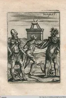 Picture 55 of 89 from Vincentii Chartarii Rhegiensis Neu-eröffneter Götzen-Tempel: Darinnen Durch erklärte Darstellung deroselben erdichtete Gestalt/ die bey dem Heydnischen Götter-Dienst/ vor alten Zeiten gewöhnliche Verehrung/ Anbettung/ und herrliche Kirchen-Gepräng ; Vorgestellet Zu höchst benöthigtem Dienst und augenscheinlichen Vortheil derjenigen/ welche die Geschichte so wol als Gedichte der alten bewehrten Scribenten/ nicht weniger mit Nutzen lesen/ als auch gründlich verstehen wollen (1692), leaf 120