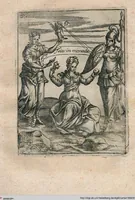 Picture 85 of 89 from Vincentii Chartarii Rhegiensis Neu-eröffneter Götzen-Tempel: Darinnen Durch erklärte Darstellung deroselben erdichtete Gestalt/ die bey dem Heydnischen Götter-Dienst/ vor alten Zeiten gewöhnliche Verehrung/ Anbettung/ und herrliche Kirchen-Gepräng ; Vorgestellet Zu höchst benöthigtem Dienst und augenscheinlichen Vortheil derjenigen/ welche die Geschichte so wol als Gedichte der alten bewehrten Scribenten/ nicht weniger mit Nutzen lesen/ als auch gründlich verstehen wollen (1692), leaf 182