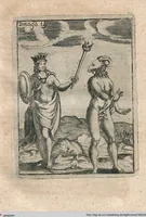 Picture 14 of 89 from Vincentii Chartarii Rhegiensis Neu-eröffneter Götzen-Tempel: Darinnen Durch erklärte Darstellung deroselben erdichtete Gestalt/ die bey dem Heydnischen Götter-Dienst/ vor alten Zeiten gewöhnliche Verehrung/ Anbettung/ und herrliche Kirchen-Gepräng ; Vorgestellet Zu höchst benöthigtem Dienst und augenscheinlichen Vortheil derjenigen/ welche die Geschichte so wol als Gedichte der alten bewehrten Scribenten/ nicht weniger mit Nutzen lesen/ als auch gründlich verstehen wollen (1692), leaf 39