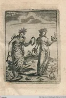 Picture 17 of 89 from Vincentii Chartarii Rhegiensis Neu-eröffneter Götzen-Tempel: Darinnen Durch erklärte Darstellung deroselben erdichtete Gestalt/ die bey dem Heydnischen Götter-Dienst/ vor alten Zeiten gewöhnliche Verehrung/ Anbettung/ und herrliche Kirchen-Gepräng ; Vorgestellet Zu höchst benöthigtem Dienst und augenscheinlichen Vortheil derjenigen/ welche die Geschichte so wol als Gedichte der alten bewehrten Scribenten/ nicht weniger mit Nutzen lesen/ als auch gründlich verstehen wollen (1692), leaf 44
