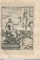 Picture 19 of 89 from Vincentii Chartarii Rhegiensis Neu-eröffneter Götzen-Tempel: Darinnen Durch erklärte Darstellung deroselben erdichtete Gestalt/ die bey dem Heydnischen Götter-Dienst/ vor alten Zeiten gewöhnliche Verehrung/ Anbettung/ und herrliche Kirchen-Gepräng ; Vorgestellet Zu höchst benöthigtem Dienst und augenscheinlichen Vortheil derjenigen/ welche die Geschichte so wol als Gedichte der alten bewehrten Scribenten/ nicht weniger mit Nutzen lesen/ als auch gründlich verstehen wollen (1692), leaf 48
