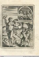 Picture 21 of 89 from Vincentii Chartarii Rhegiensis Neu-eröffneter Götzen-Tempel: Darinnen Durch erklärte Darstellung deroselben erdichtete Gestalt/ die bey dem Heydnischen Götter-Dienst/ vor alten Zeiten gewöhnliche Verehrung/ Anbettung/ und herrliche Kirchen-Gepräng ; Vorgestellet Zu höchst benöthigtem Dienst und augenscheinlichen Vortheil derjenigen/ welche die Geschichte so wol als Gedichte der alten bewehrten Scribenten/ nicht weniger mit Nutzen lesen/ als auch gründlich verstehen wollen (1692), leaf 52