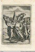 Picture 23 of 89 from Vincentii Chartarii Rhegiensis Neu-eröffneter Götzen-Tempel: Darinnen Durch erklärte Darstellung deroselben erdichtete Gestalt/ die bey dem Heydnischen Götter-Dienst/ vor alten Zeiten gewöhnliche Verehrung/ Anbettung/ und herrliche Kirchen-Gepräng ; Vorgestellet Zu höchst benöthigtem Dienst und augenscheinlichen Vortheil derjenigen/ welche die Geschichte so wol als Gedichte der alten bewehrten Scribenten/ nicht weniger mit Nutzen lesen/ als auch gründlich verstehen wollen (1692), leaf 56