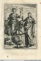 Picture 25 of 89 from Vincentii Chartarii Rhegiensis Neu-eröffneter Götzen-Tempel: Darinnen Durch erklärte Darstellung deroselben erdichtete Gestalt/ die bey dem Heydnischen Götter-Dienst/ vor alten Zeiten gewöhnliche Verehrung/ Anbettung/ und herrliche Kirchen-Gepräng ; Vorgestellet Zu höchst benöthigtem Dienst und augenscheinlichen Vortheil derjenigen/ welche die Geschichte so wol als Gedichte der alten bewehrten Scribenten/ nicht weniger mit Nutzen lesen/ als auch gründlich verstehen wollen (1692), leaf 60