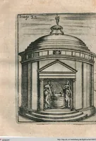 Picture 32 of 89 from Vincentii Chartarii Rhegiensis Neu-eröffneter Götzen-Tempel: Darinnen Durch erklärte Darstellung deroselben erdichtete Gestalt/ die bey dem Heydnischen Götter-Dienst/ vor alten Zeiten gewöhnliche Verehrung/ Anbettung/ und herrliche Kirchen-Gepräng ; Vorgestellet Zu höchst benöthigtem Dienst und augenscheinlichen Vortheil derjenigen/ welche die Geschichte so wol als Gedichte der alten bewehrten Scribenten/ nicht weniger mit Nutzen lesen/ als auch gründlich verstehen wollen (1692), leaf 75