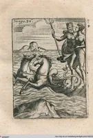 Picture 36 of 89 from Vincentii Chartarii Rhegiensis Neu-eröffneter Götzen-Tempel: Darinnen Durch erklärte Darstellung deroselben erdichtete Gestalt/ die bey dem Heydnischen Götter-Dienst/ vor alten Zeiten gewöhnliche Verehrung/ Anbettung/ und herrliche Kirchen-Gepräng ; Vorgestellet Zu höchst benöthigtem Dienst und augenscheinlichen Vortheil derjenigen/ welche die Geschichte so wol als Gedichte der alten bewehrten Scribenten/ nicht weniger mit Nutzen lesen/ als auch gründlich verstehen wollen (1692), leaf 83