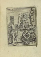 An illustration from Theatrum Ethnico Idololatricum Politico-Historicum Ethnicorum Idololatrias, simulacra, Templa, sacrificia & Deos: Illorum Origines, Ritus, & Caeremonias ... (1699)
