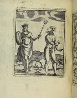 An illustration from Theatrum Ethnico Idololatricum Politico-Historicum Ethnicorum Idololatrias, simulacra, Templa, sacrificia & Deos: Illorum Origines, Ritus, & Caeremonias ... (1699)