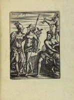 An illustration from Theatrum Ethnico Idololatricum Politico-Historicum Ethnicorum Idololatrias, simulacra, Templa, sacrificia & Deos: Illorum Origines, Ritus, & Caeremonias ... (1699)