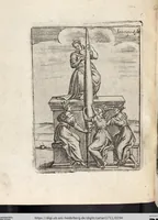An illustration from Deliciae Cranachianæ, Oder Vlrich von Cranachs/ weiland Obristen und General-Ingenieurs, Rare und Kunstreiche Fried- und Krieges-Inventiones: bestehende in XI. Kupfferstiche. Anitzo Allen Liebhabern der Artollerey zu sonderbaren Gefallen/ auff vieler Anhalten offentlich ans Licht gebracht (1672)