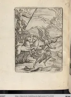 An illustration from Deliciae Cranachianæ, Oder Vlrich von Cranachs/ weiland Obristen und General-Ingenieurs, Rare und Kunstreiche Fried- und Krieges-Inventiones: bestehende in XI. Kupfferstiche. Anitzo Allen Liebhabern der Artollerey zu sonderbaren Gefallen/ auff vieler Anhalten offentlich ans Licht gebracht (1672)