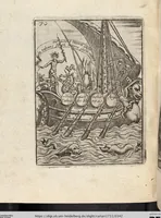 Picture 60 of 78 from Deliciae Cranachianæ, Oder Vlrich von Cranachs/ weiland Obristen und General-Ingenieurs, Rare und Kunstreiche Fried- und Krieges-Inventiones: bestehende in XI. Kupfferstiche. Anitzo Allen Liebhabern der Artollerey zu sonderbaren Gefallen/ auff vieler Anhalten offentlich ans Licht gebracht (1672), leaf 342