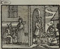 An illustration from Joh. Amos Comenii Orbis Sensualium Pictus Trilinguis: Hoc est: Omnium fundamentalium in mundo rerum, & in vita actionum, Pictura & Nomenclatura Latina, Germanica & Hungarica, Cum Titulorum juxta atque Vocabulorum Indice (1708)