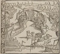 Picture 10 of 168 from Johann Lange ; Giovanni Boccaccio (Druck) ; Johannes Adelphus (Druck) ; Thomas Lirer (Druck) ; Johannes de Capua (Druck) ; Jacobus de Cessolis (Druck), leaf 185