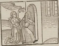 An illustration from Johann Lange ; Giovanni Boccaccio (Druck) ; Johannes Adelphus (Druck) ; Thomas Lirer (Druck) ; Johannes de Capua (Druck) ; Jacobus de Cessolis (Druck)