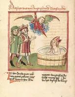 Picture 15 of 57 from Chronicon pontificum et imperatorum, deutsch (1460), leaf 128