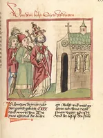 Picture 42 of 57 from Chronicon pontificum et imperatorum, deutsch (1460), leaf 349